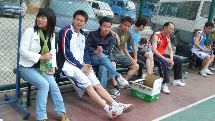 Basketball match with Wanhai