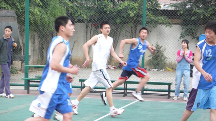 Basketball match with Wanhai