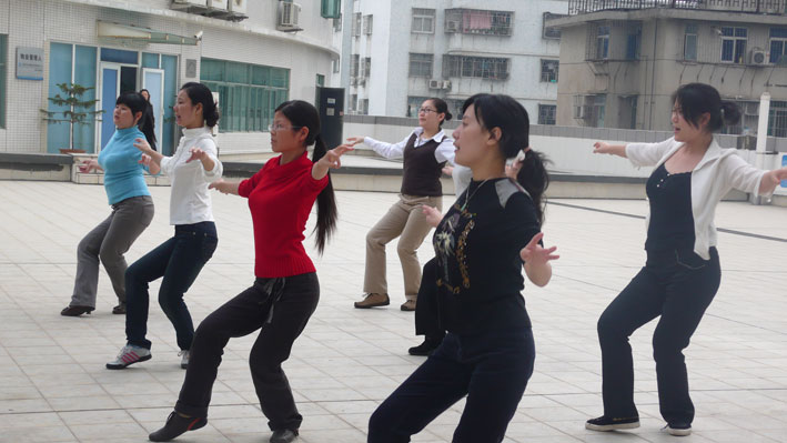 Tense rehearsal of company's annual meeting program